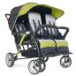Preview: Kinderwagen 4-Sitzer Linea Quard Sport, schwarz/limone