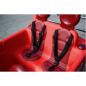 Preview: Sitzpolster für Krippenwagen Espresso rot