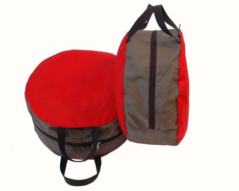 Rädertaschen (1Paar), rot